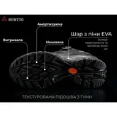 Кросівки жіночі трекінгові Humtto Terra швидка шнурівка чорні 39 — Photo 20