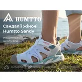 Сандалі жіночі Humtto Sandy амортизаційні білі/зелені 36 — Photo 15