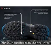 Кроссовки мужские трекинговые Humtto Apex натуральная кожа черные 43 — Photo 19