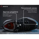 Кроссовки мужские трекинговые Humtto Apex натуральная кожа черные 43 — Photo 18
